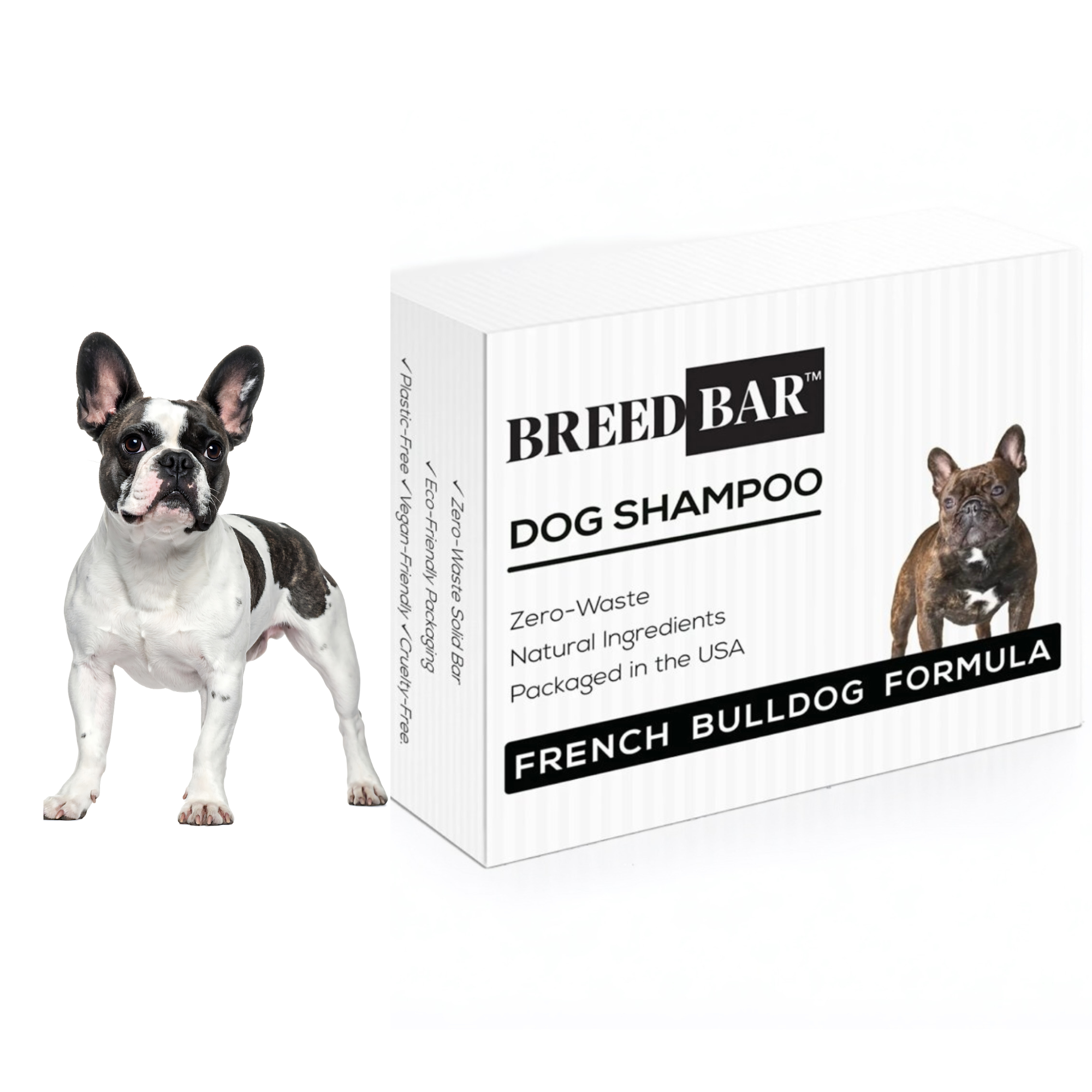 French Bulldog Shampoo Bar – Sensitive Skin Formula